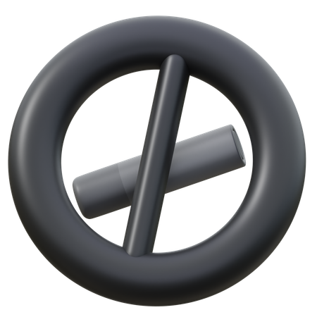 금연  3D Icon
