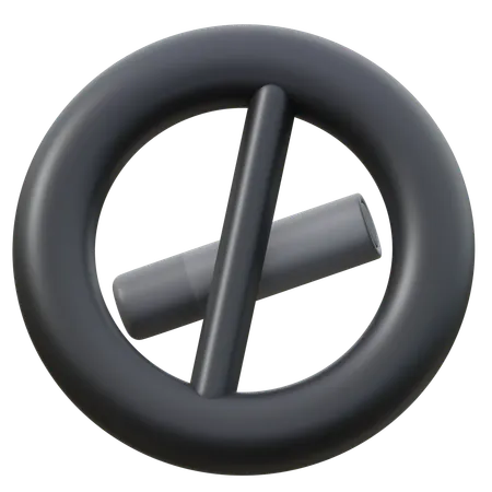 금연  3D Icon