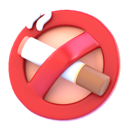 No Smoking  3D Icon