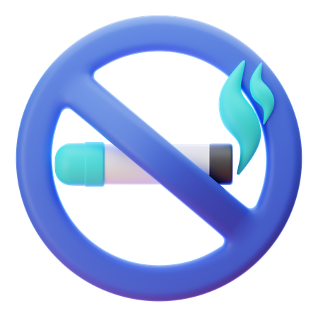 금연  3D Icon