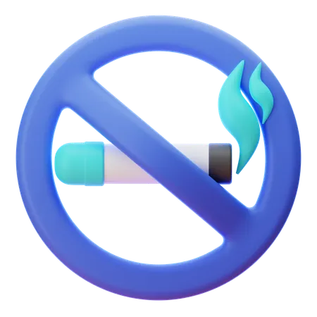 금연  3D Icon