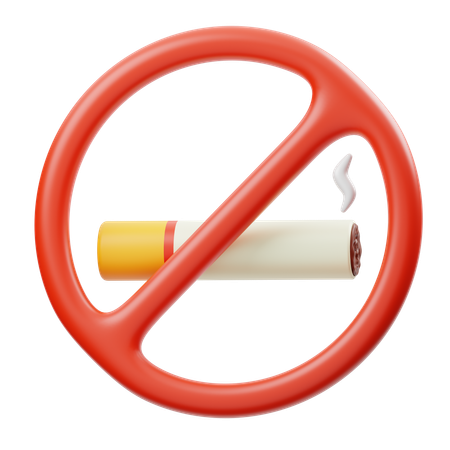 No Smoking  3D Icon