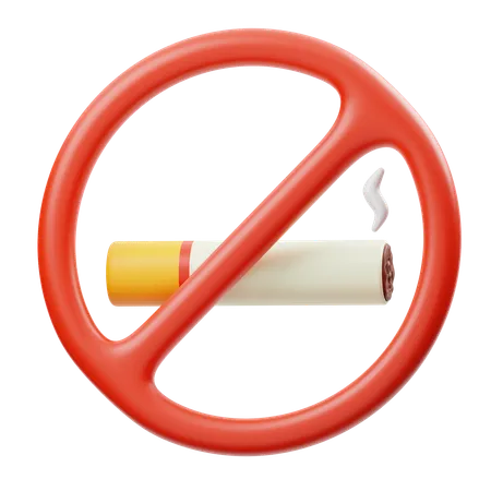 No Smoking  3D Icon