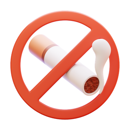 No Smoking  3D Icon