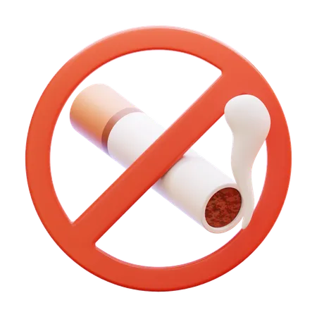 No Smoking  3D Icon