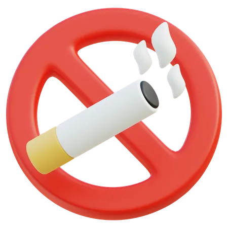 No Smoking  3D Icon