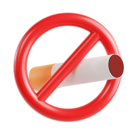 No Smoking  3D Icon