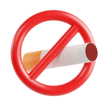 No Smoking  3D Icon