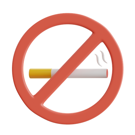 No Smoking  3D Icon