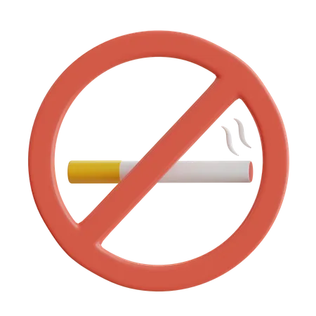 No Smoking  3D Icon