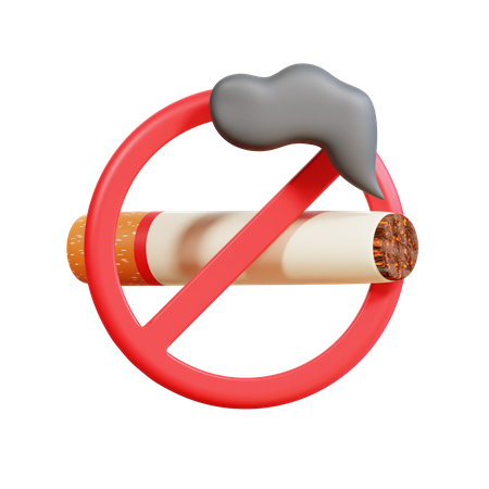 No Smoking  3D Icon