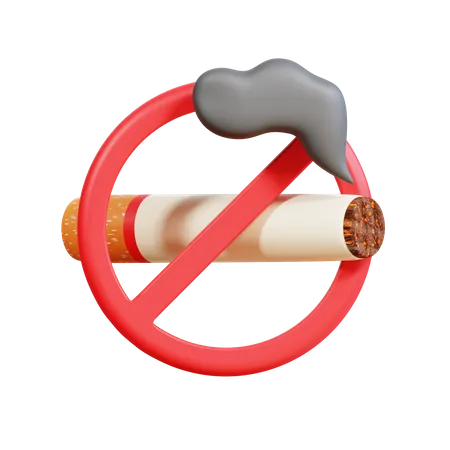 No Smoking  3D Icon