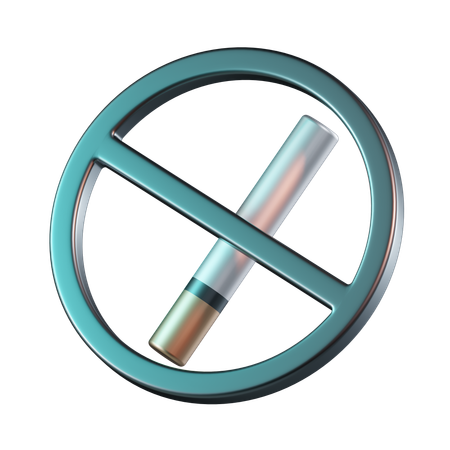 No Smoking  3D Icon