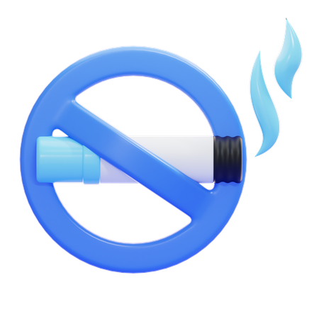 NO SMOKING  3D Icon