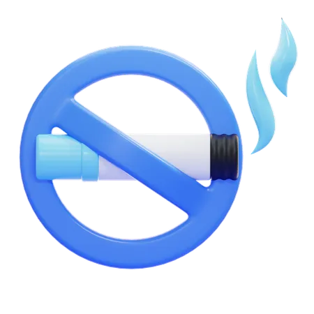 NO SMOKING  3D Icon