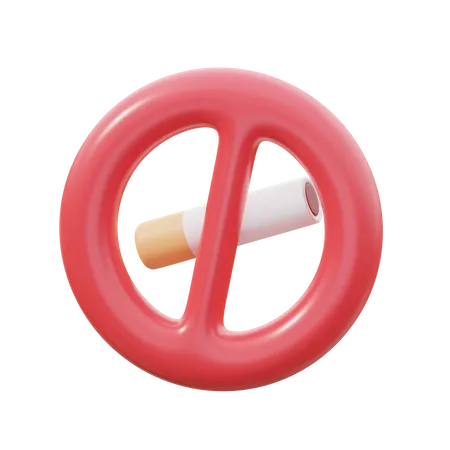 No Smoking  3D Icon