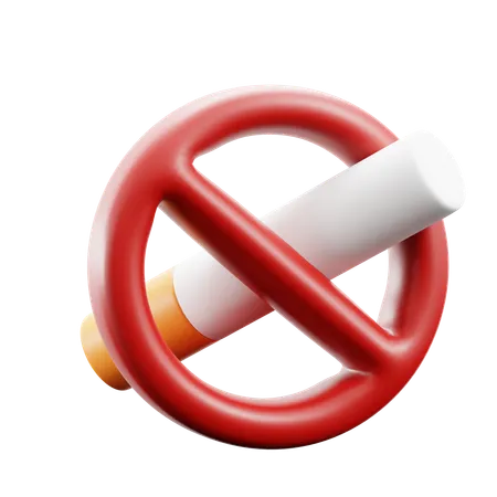 No Smoking  3D Icon