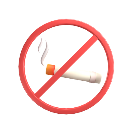 No Smoking  3D Icon