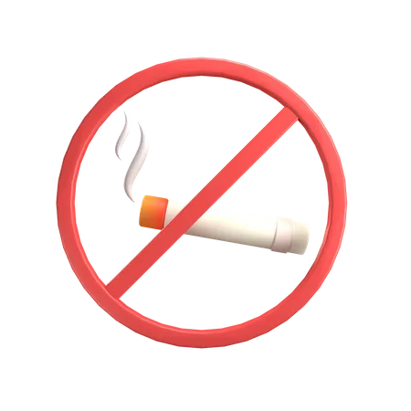 No Smoking  3D Icon