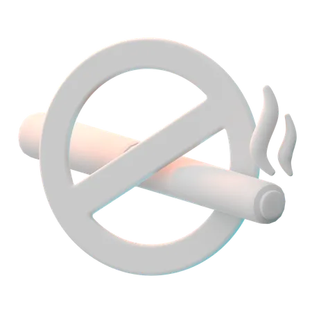 No Smoking  3D Icon