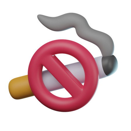 No Smoking  3D Icon