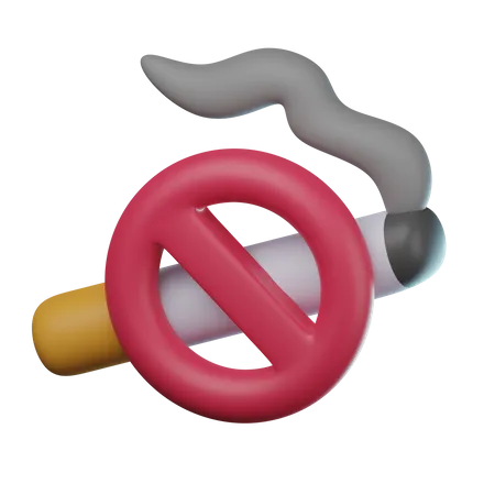 No Smoking  3D Icon