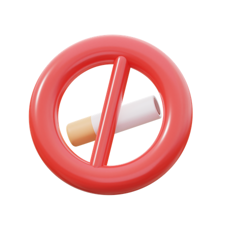 No Smoking  3D Icon