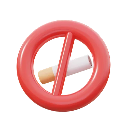 No Smoking  3D Icon