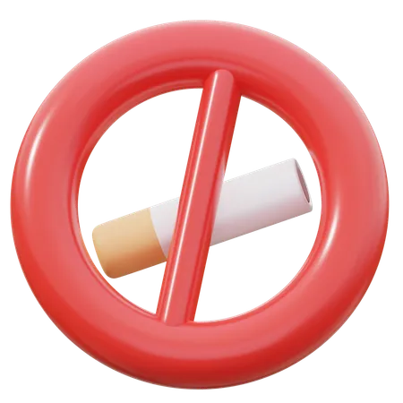 No Smoking  3D Icon