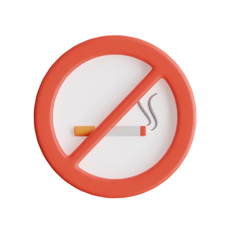 No Smoking  3D Icon