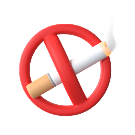 No Smoking  3D Icon