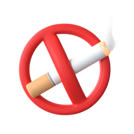 No Smoking  3D Icon