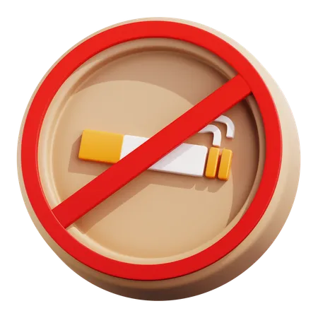 No Smoking  3D Icon