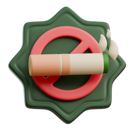 No Smoking  3D Icon