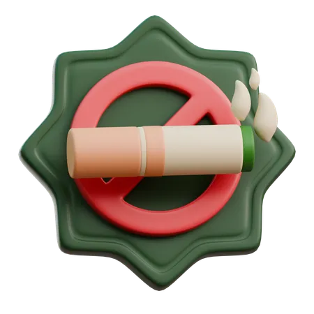 No Smoking  3D Icon