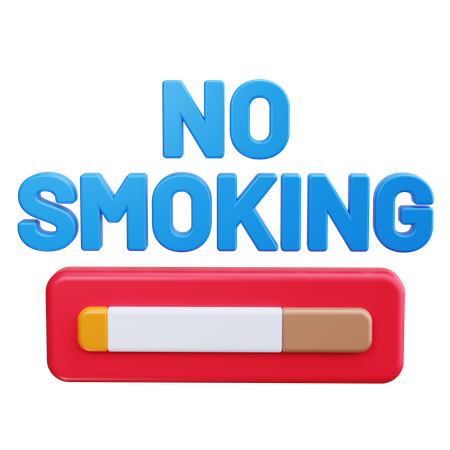 No Smoking  3D Icon