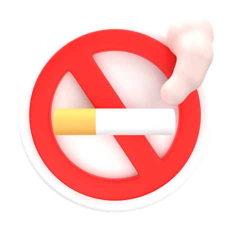 No Smoking  3D Icon