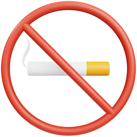 No Smoking  3D Icon