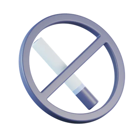 No Smoking  3D Icon