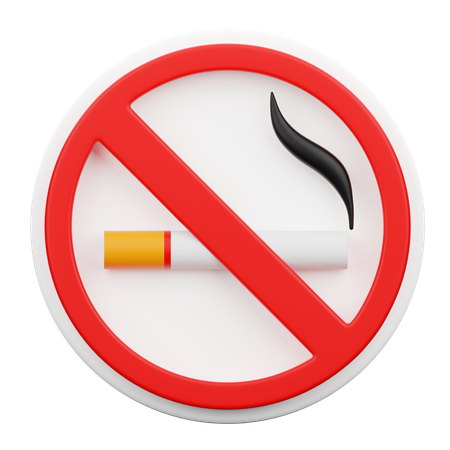 No Smoking  3D Icon