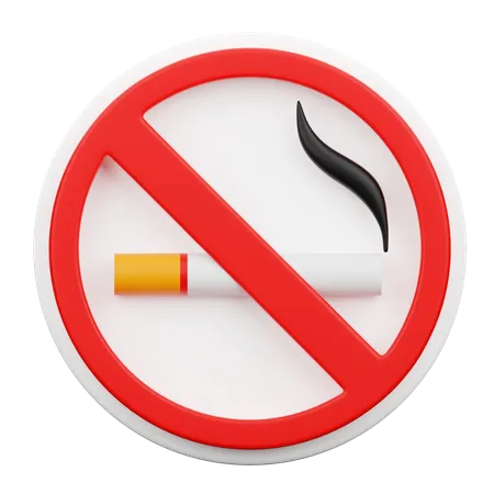 No Smoking  3D Icon