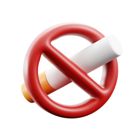 No Smoking  3D Icon