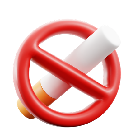 No Smoking  3D Icon