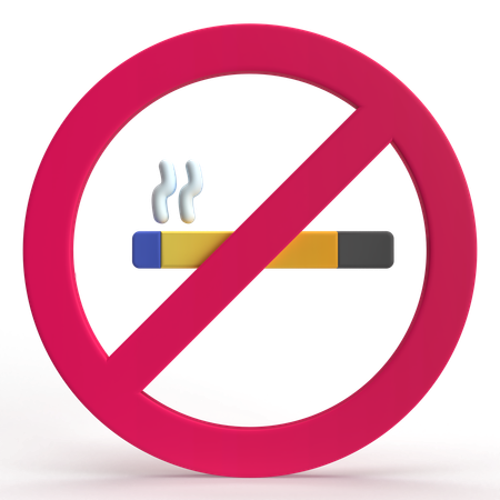 No Smoking  3D Icon