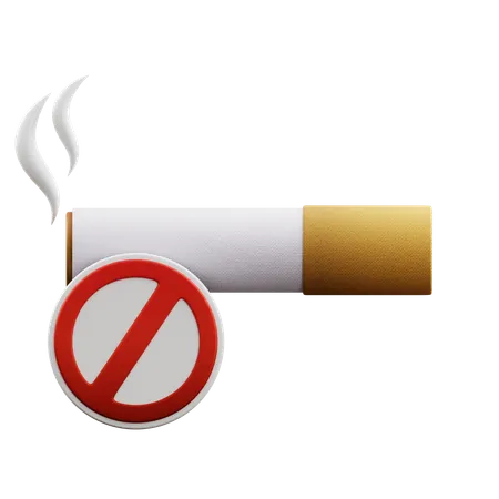 NO SMOKING  3D Icon