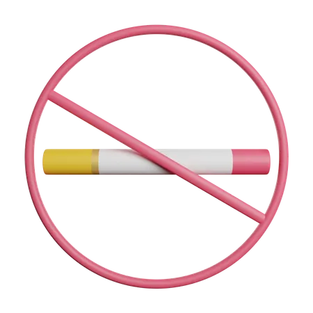 No Smoking  3D Icon