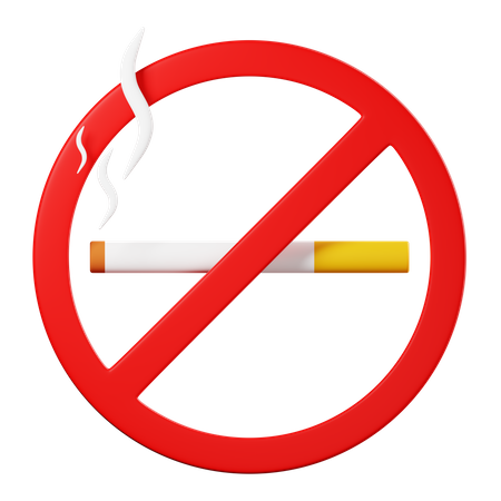 No Smoking  3D Icon