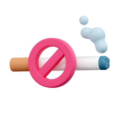 No Smoking  3D Icon