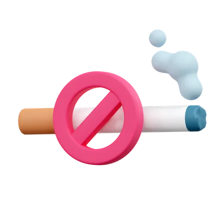 No Smoking  3D Icon