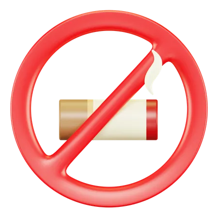 No Smoking  3D Icon